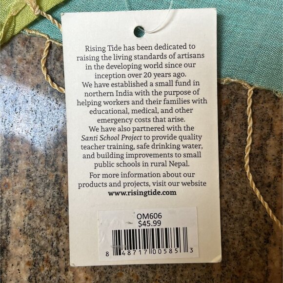 Rising Tide Handcrafted Sheer Scarf With Burnout Velvet Circles & Wide Colorful - Picture 4 of 8